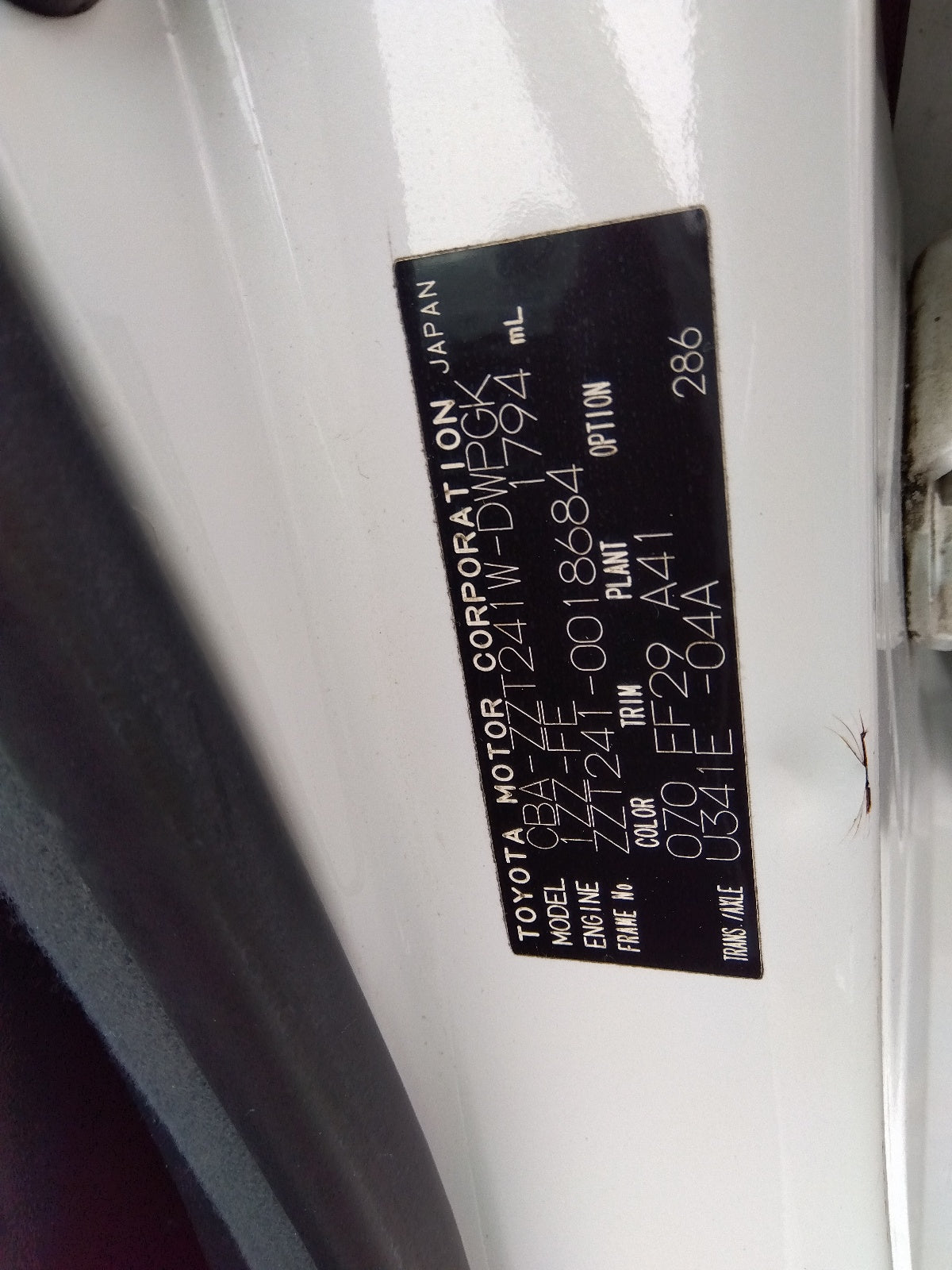 TOYOTA CALDINA-Z-2004