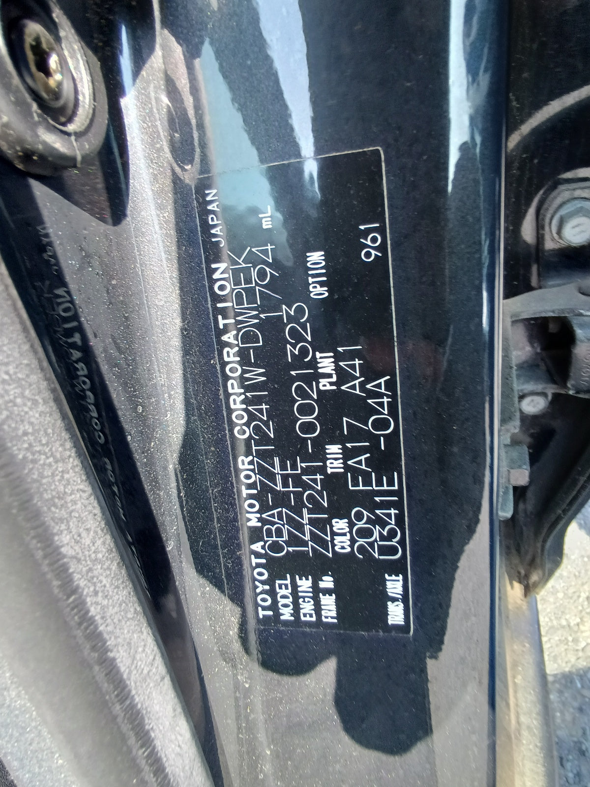 TOYOTA CALDINA- X- 2005