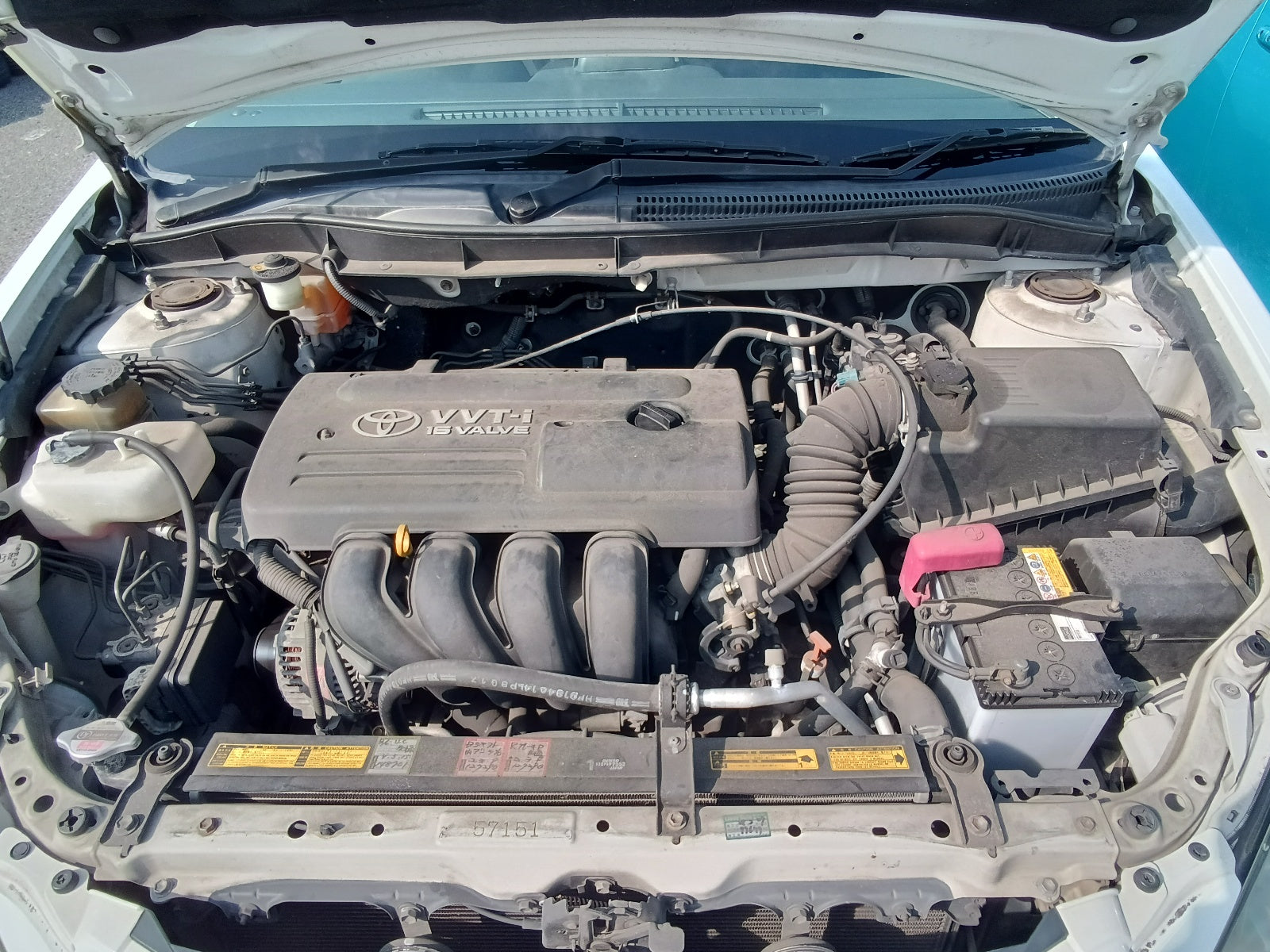 TOYOTA CALDINA 2005 WHITE