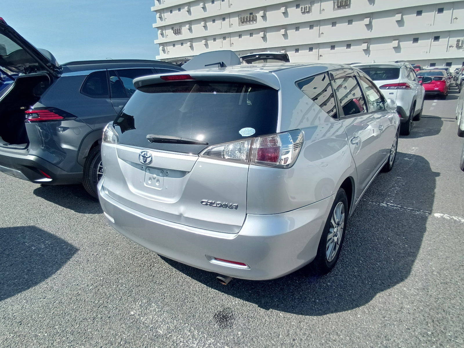 TOYOTA CALDINA-2007 SILVER  Z A EDITION