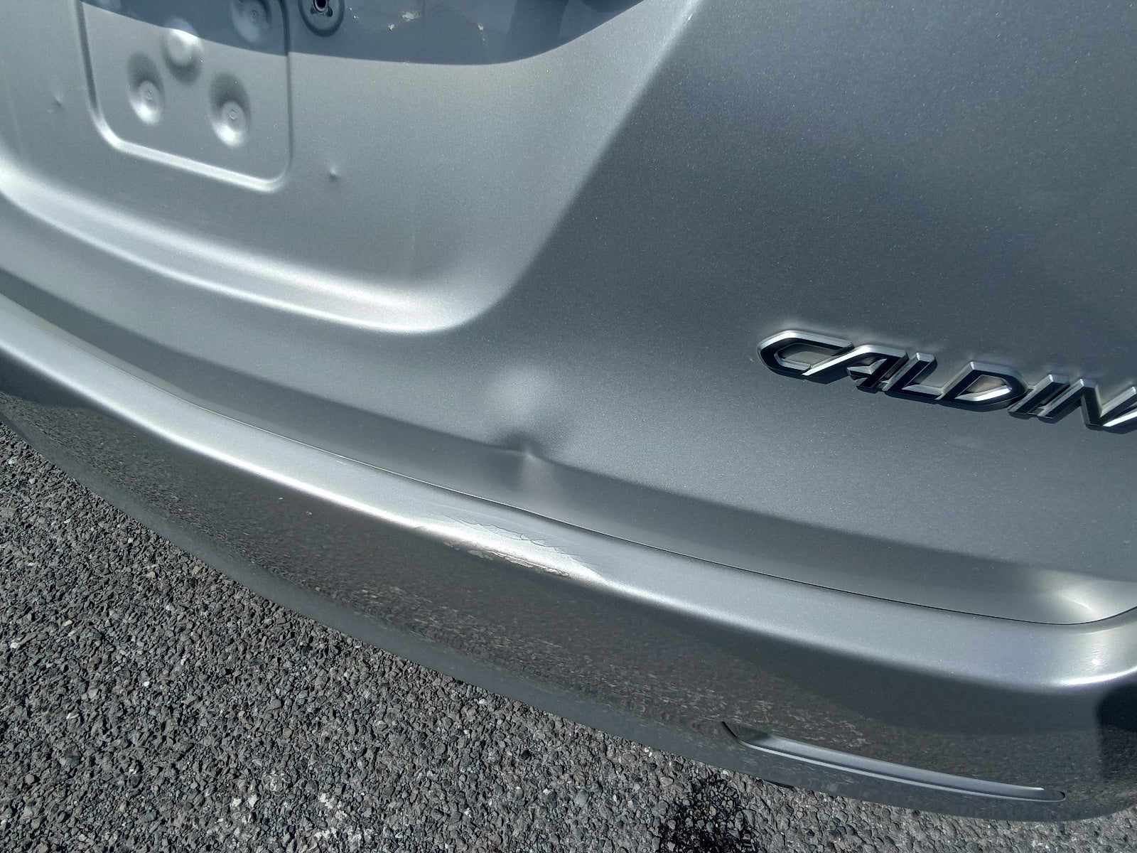 TOYOTA CALDINA-2007 SILVER  Z A EDITION