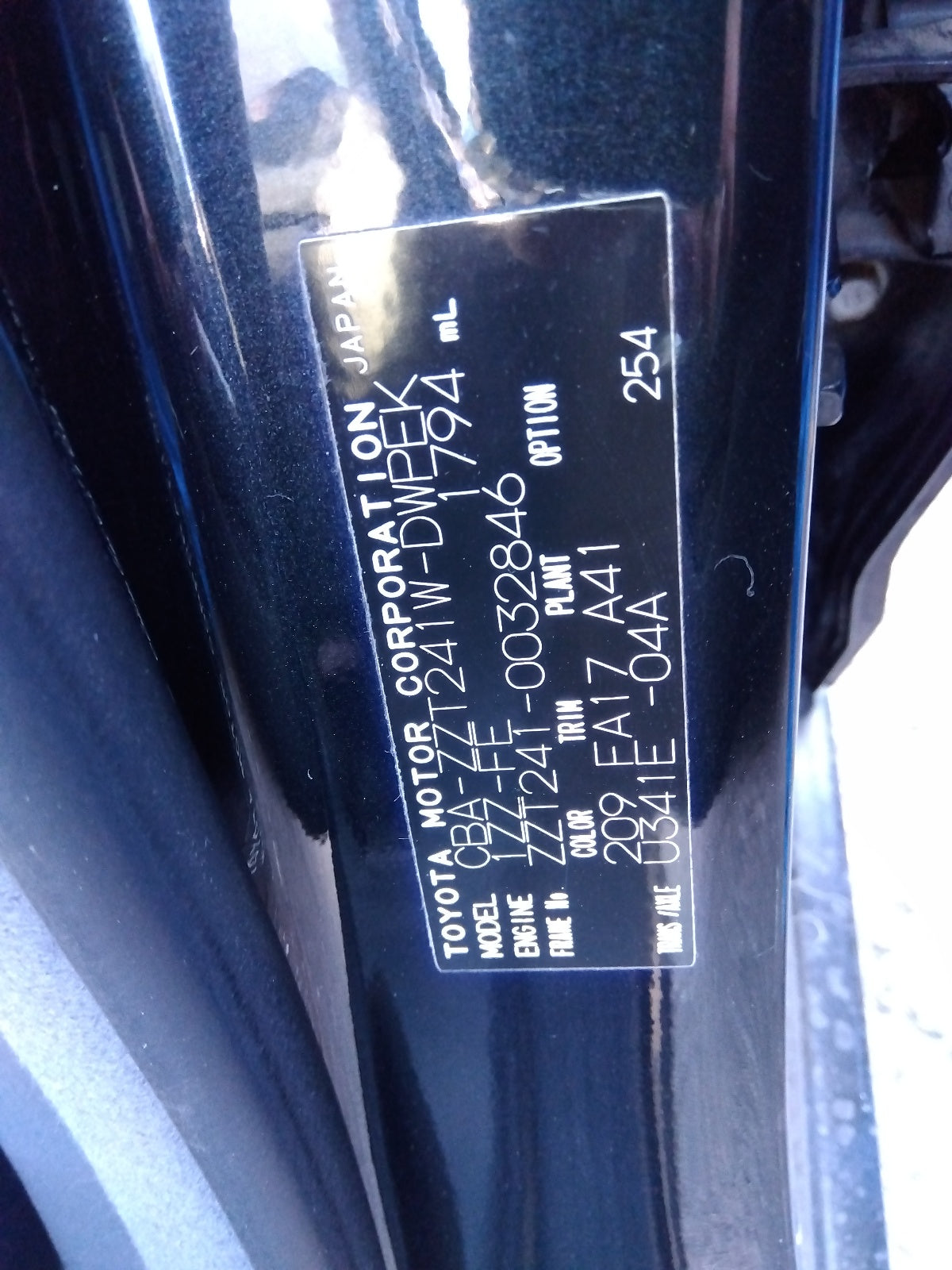 TOYOTA CALDINA-X-2007